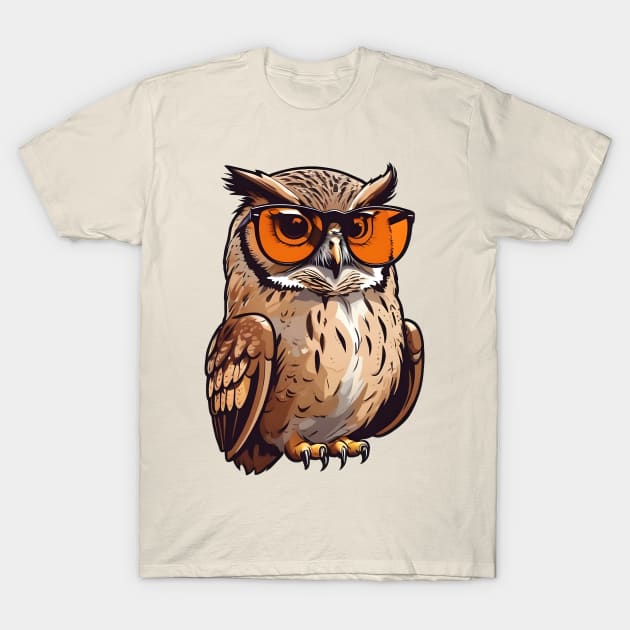 The Hip Owl T-Shirt by Orange-C